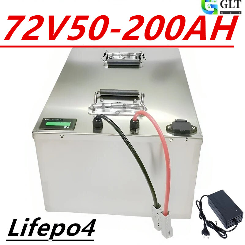 72V 60Ah Lifepo4 Battery Pack - 72V Lifepo4 Pil Paketi 50Ah100Ah/120Ah/150Ah/200Ah Bluetooth