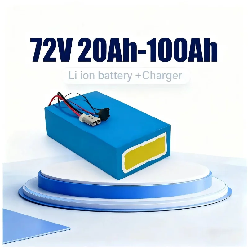 72V 60Ah Lifepo4 Battery Pack - BMS 72V Lityum-İyon Pil Paketi 20Ah/30Ah/50Ah/80Ah/100Ah