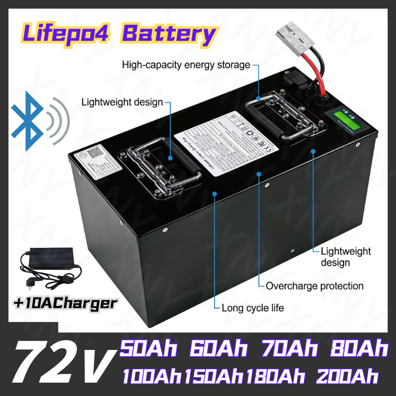 XNY-72V Lityum Pil LifePo4 50A - 72V 60Ah Lifepo4 Battery Pack incelemesi ve fiyatı
