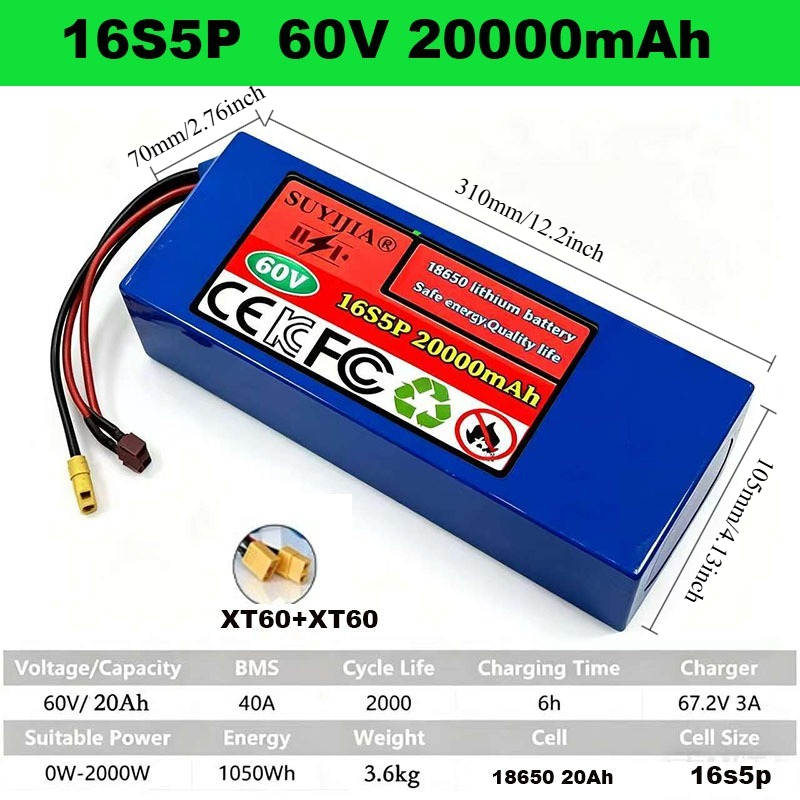 60V 18650 Lityum Pil Paketi 40 - 60V 30Ah Electric Scooter Battery incelemesi ve fiyatı
